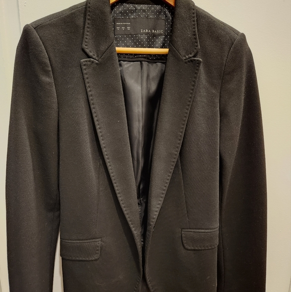 ZARA Black Blazer Medium - Picture 1 of 3
